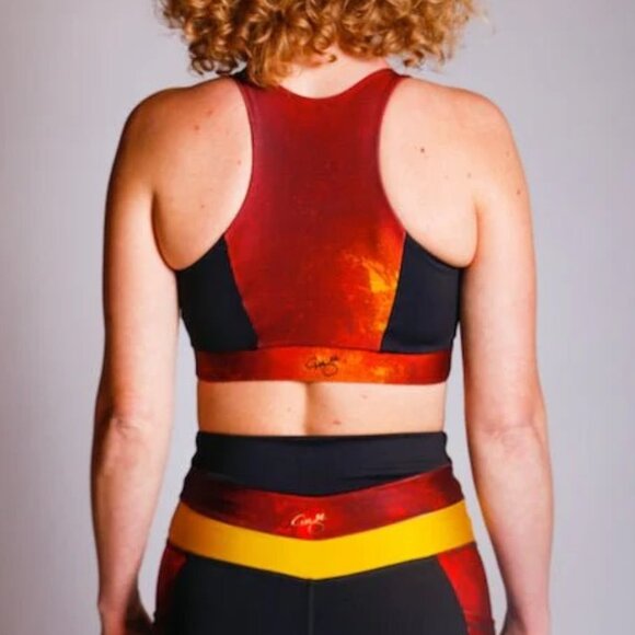 Fire Sports Bra - Full Back - Picture 3 of 10